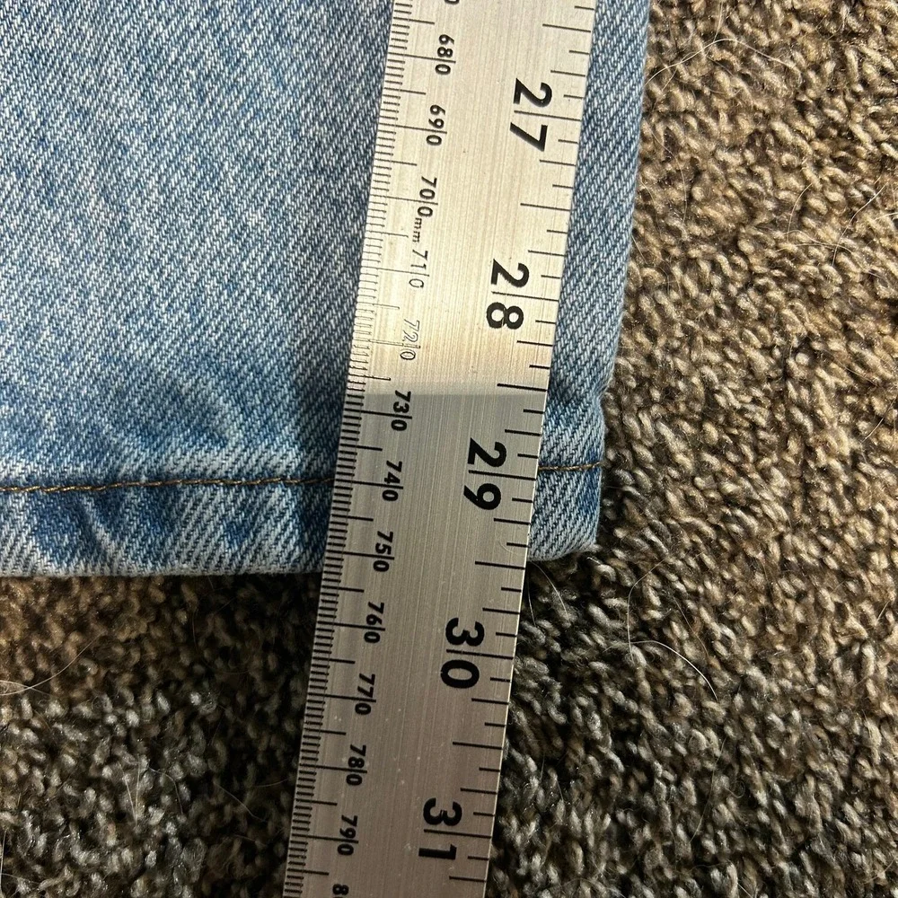 Wrangler Jeans Mens 40x30 Light Wash Excellent Straight Leg Denim 5-Pocket